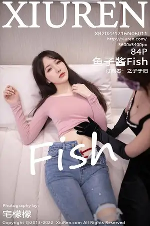 [XiuRen秀人网]No.6011_模特鱼子酱Fish粉色收身上衣配牛仔裤半脱秀曼妙身姿诱惑写真84P