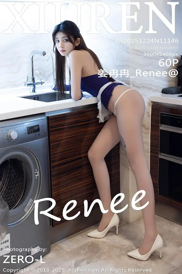 [XiuRen秀人网]No.11146_模特姜冉冉_Renee@性感蓝色情趣服饰配丁字裤秀翘臀诱惑写真60P