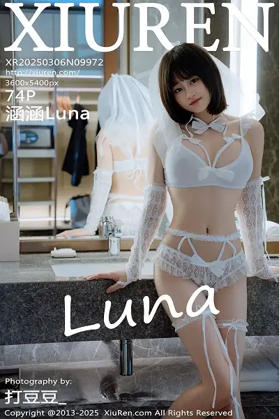 [XiuRen秀人网]No.9972_模特涵涵Luna浴室性感白色婚纱+白色浴袍秀凹凸身材完美诱惑写真74P