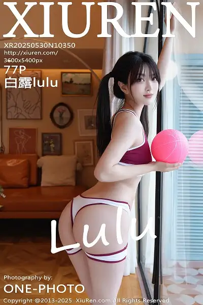 [XiuRen秀人网]No.10350_模特白露lulu性感深色运动服配运动短袜半脱秀丰满身材诱惑写真77P
