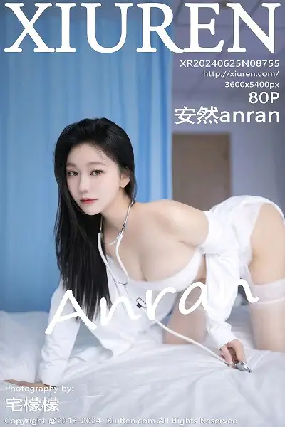 [XiuRen秀人网]No.8755_模特安然anran性感白色医护服饰露轻纱内衣配白丝吊袜诱惑写真80P