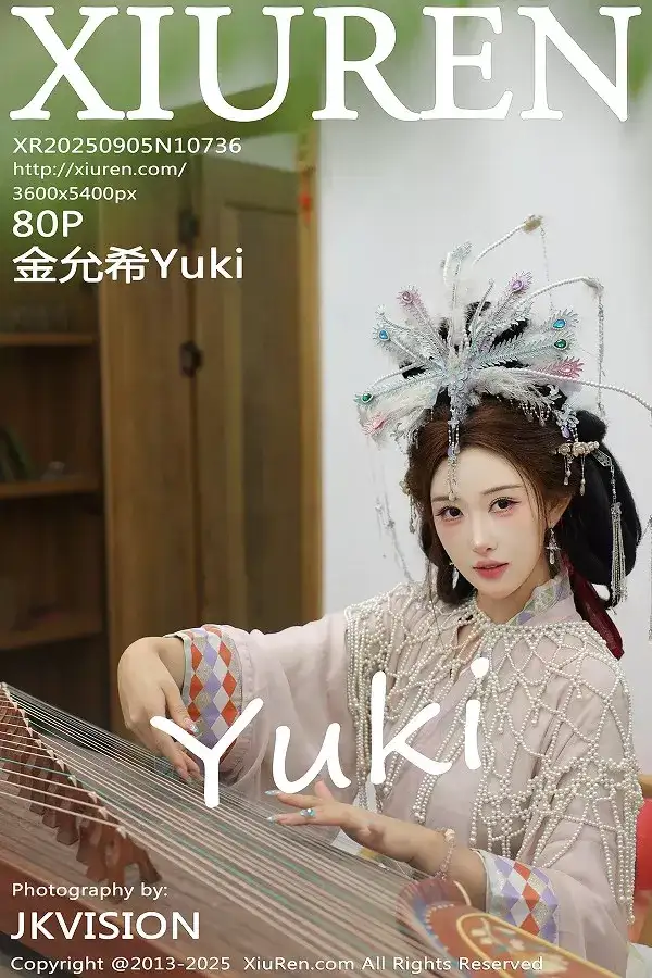 [XiuRen秀人网]No.10736_模特金允希Yuki性感浅色古装薄纱服饰秀丰腴身材迷人诱惑写真80P