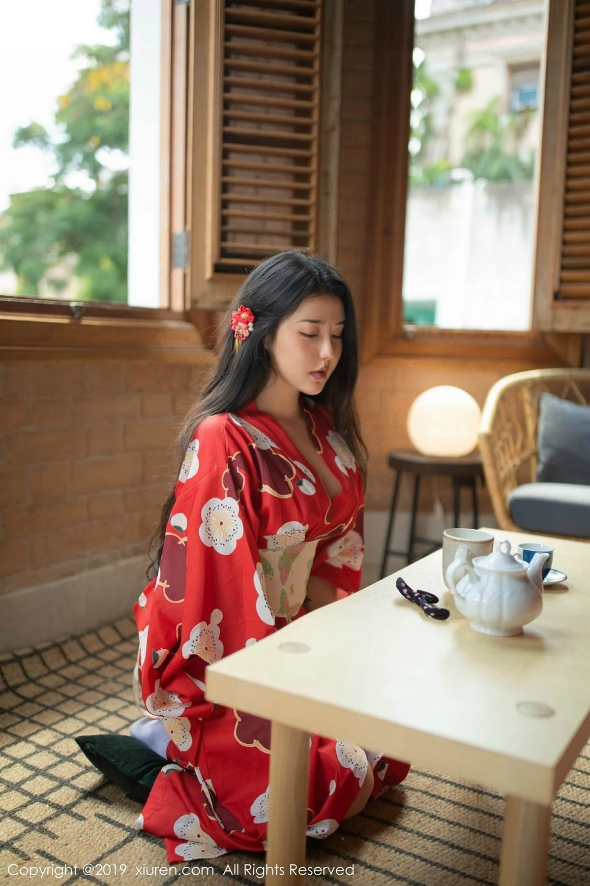 [XiuRen秀人网]No.1492_女神Manuela玛鲁娜迈阿密旅拍私房和服半脱激情捆绑诱惑写真58P