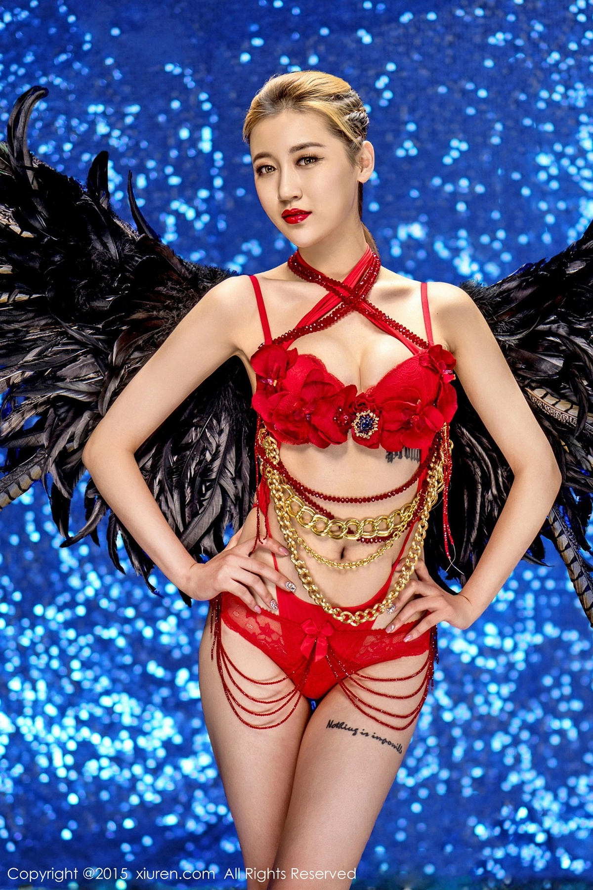 [XiuRen秀人网]No.349_嫩模妹子晗大大Via大胆人体艺术完美诱惑写真42P